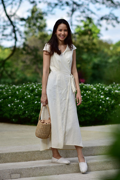 Isabella Dress - white , cream | made-to-order